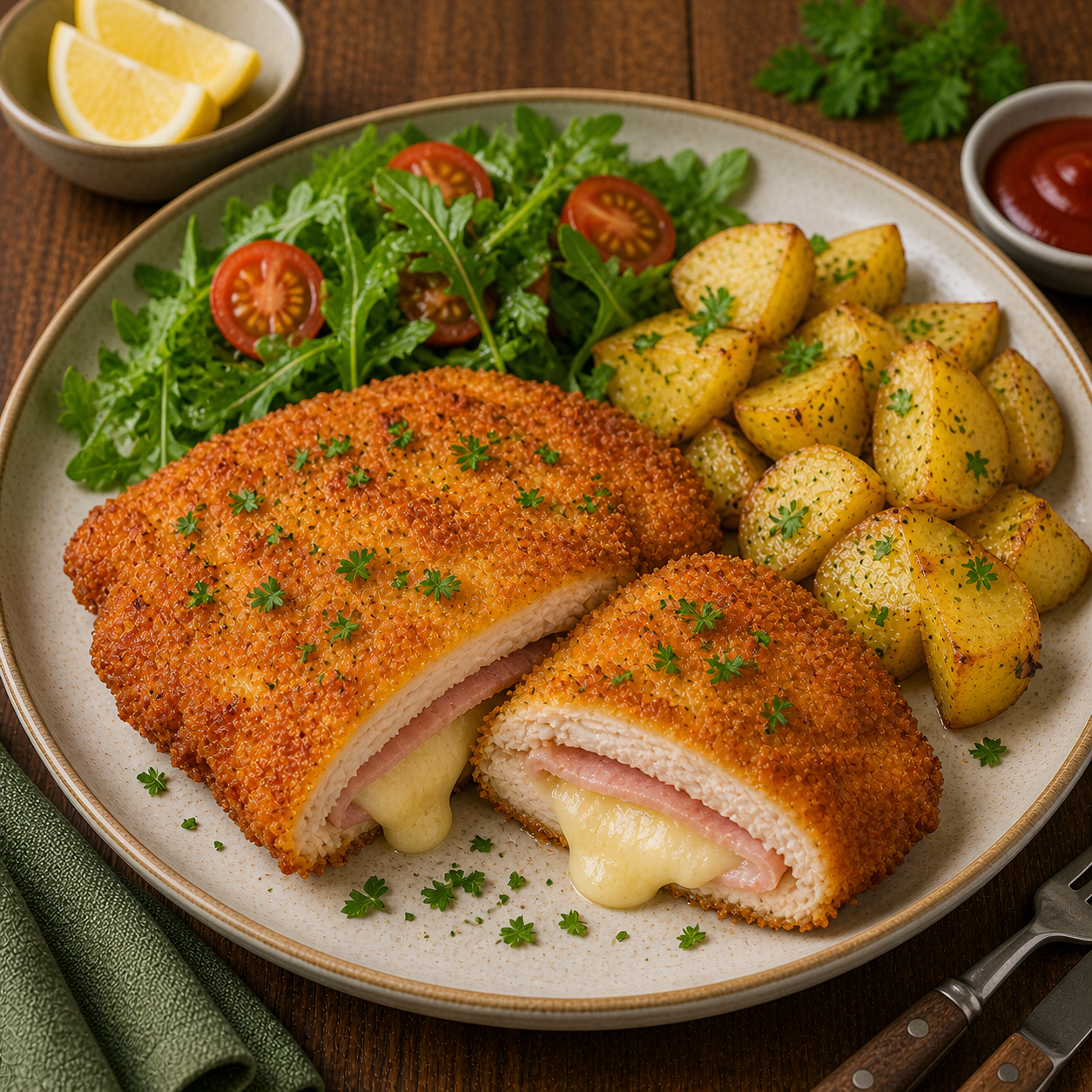 Hähnchen Cordon Bleu